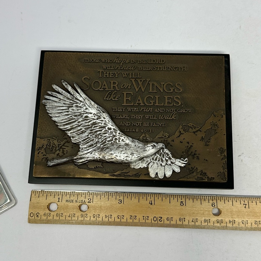 Lighthouse Christian Isaiah 40:31 They Will Soar on Wings Like Eagles Plaque W7 - Picture 4 of 5